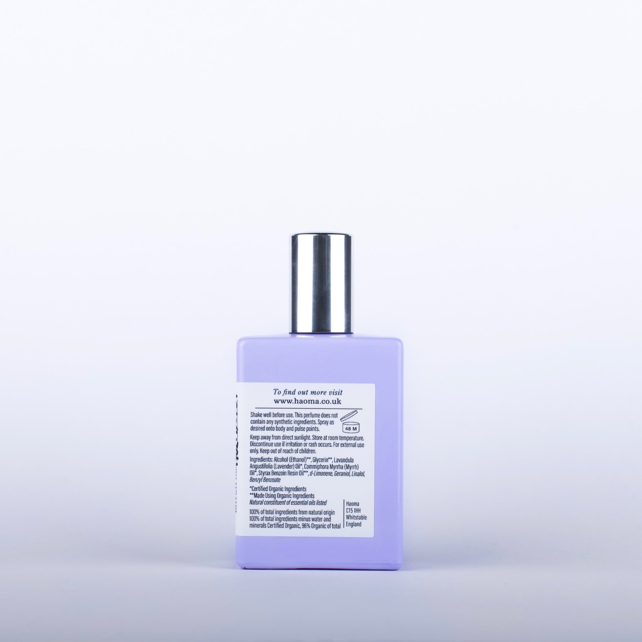 Lavender Organic Single Note Eau de Parfum