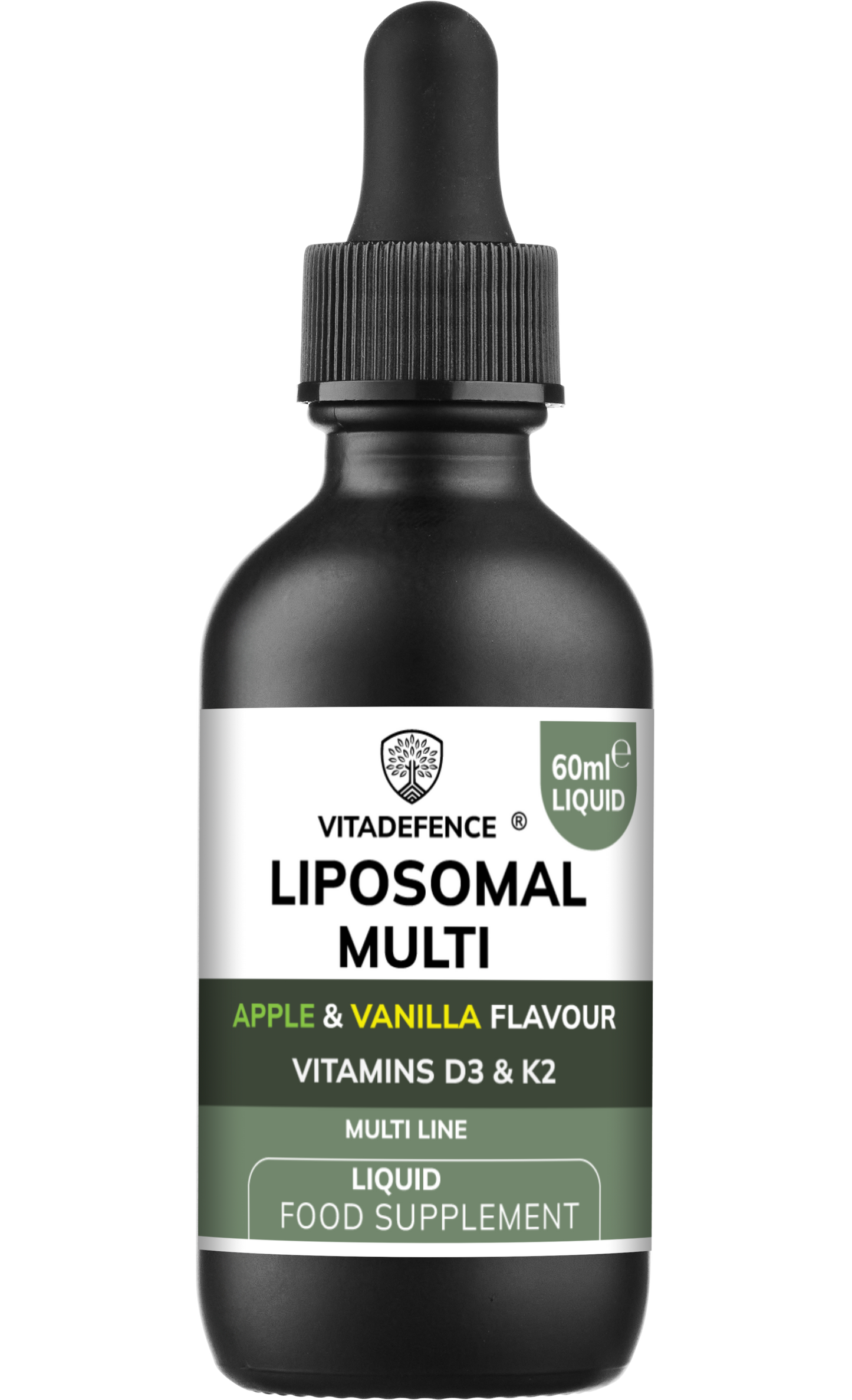 Vitadefence® Liposomal Vitamin D3 & K2 – Apple & Vanilla Flavour