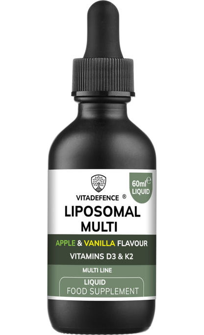 Vitadefence® Liposomal Vitamin D3 & K2 – Apple & Vanilla Flavour