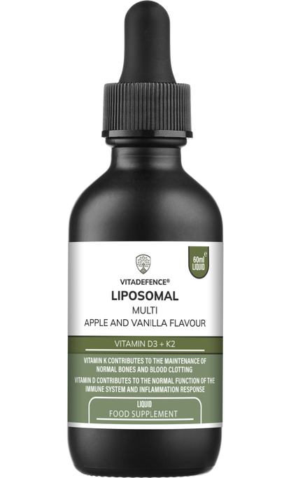 Vitadefence® Liposomal Vitamin D3 & K2 – Apple & Vanilla Flavour