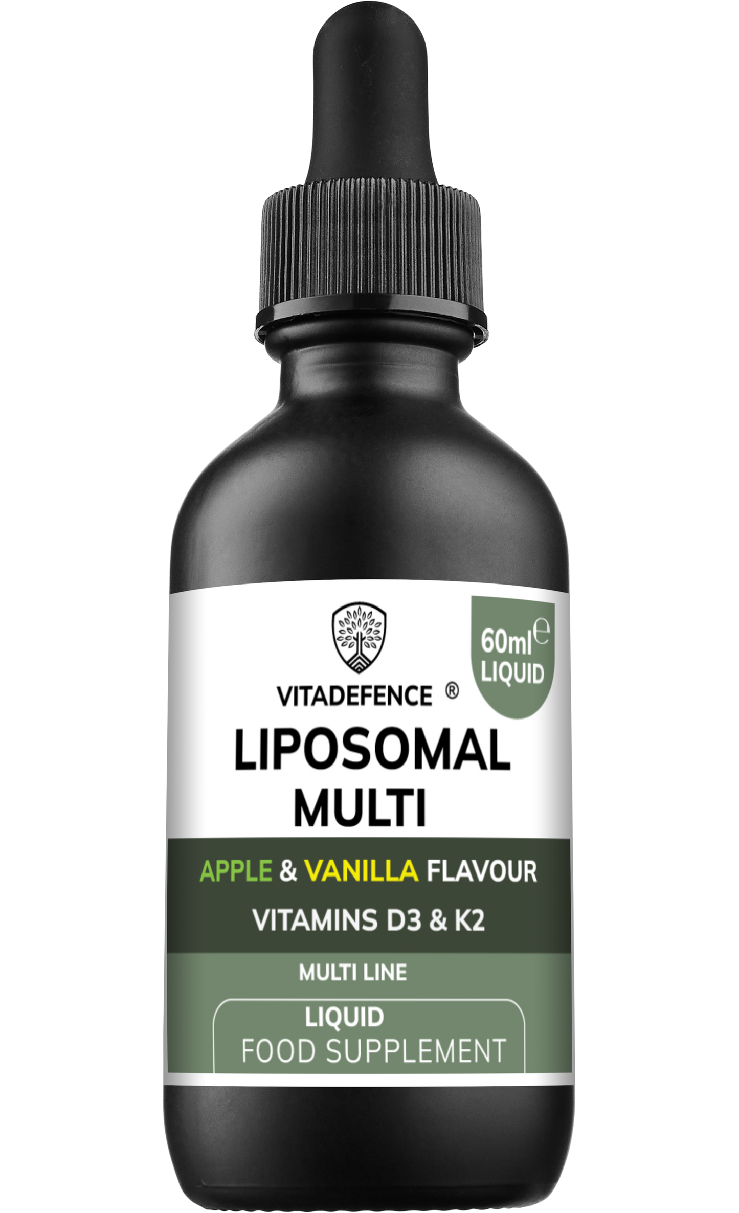 Vitadefence® Liposomal Vitamin D3 & K2 – Apple & Vanilla Flavour