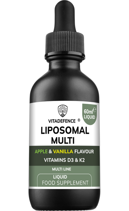 Vitadefence® Liposomal Vitamin D3 & K2 – Apple & Vanilla Flavour