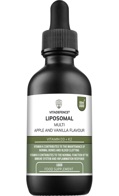 Vitadefence® Liposomal Vitamin D3 & K2 – Apple & Vanilla Flavour