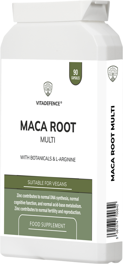 Vitadefence® Maca Root Multi | With L-Arginine, Ginkgo Biloba & Zinc – 90 Vegan Capsules -  Vitadefence® - Vitadefence®
