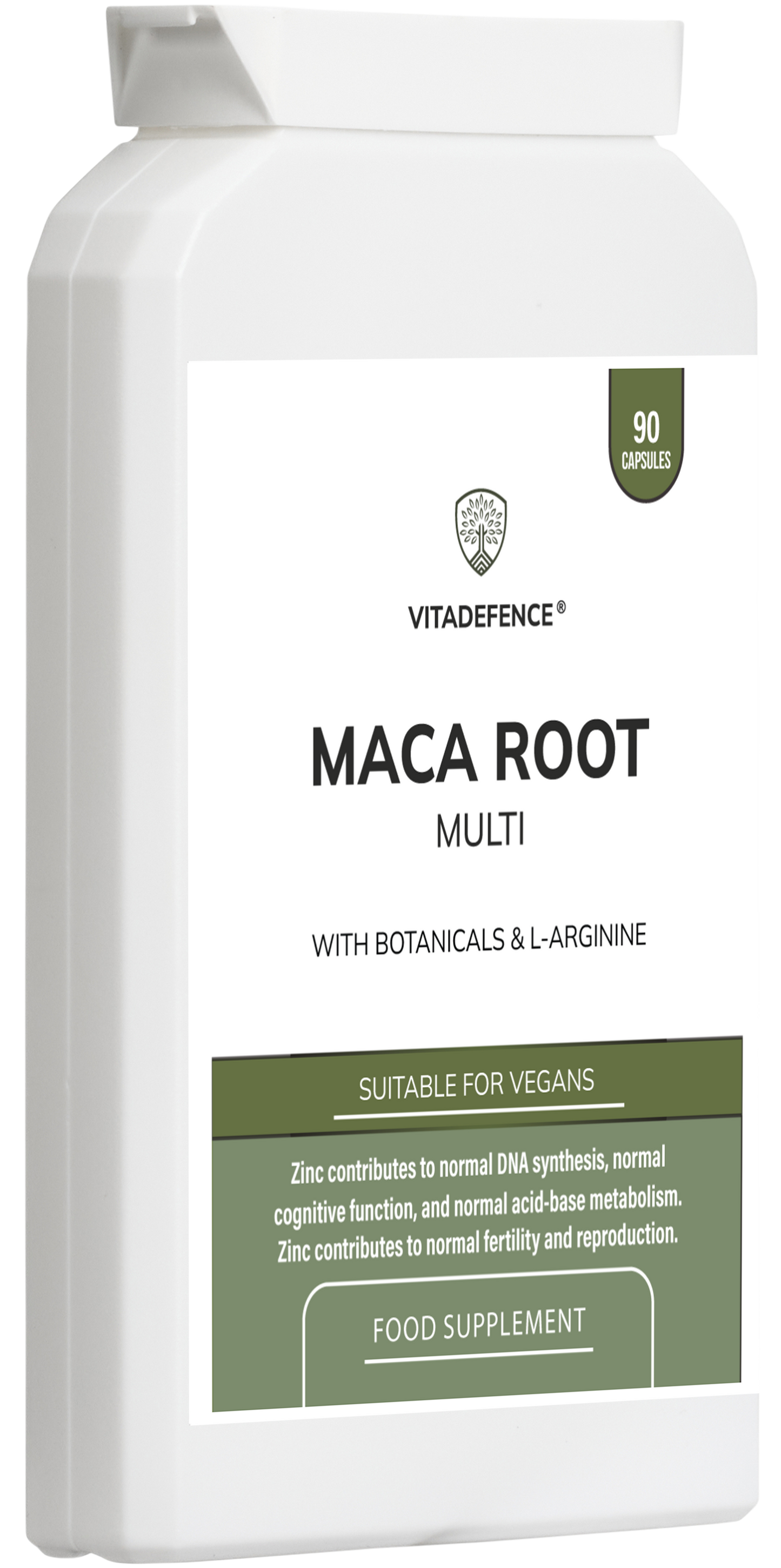 Vitadefence® Maca Root Multi | With L-Arginine, Ginkgo Biloba & Zinc – 90 Vegan Capsules -  Vitadefence® - Vitadefence®
