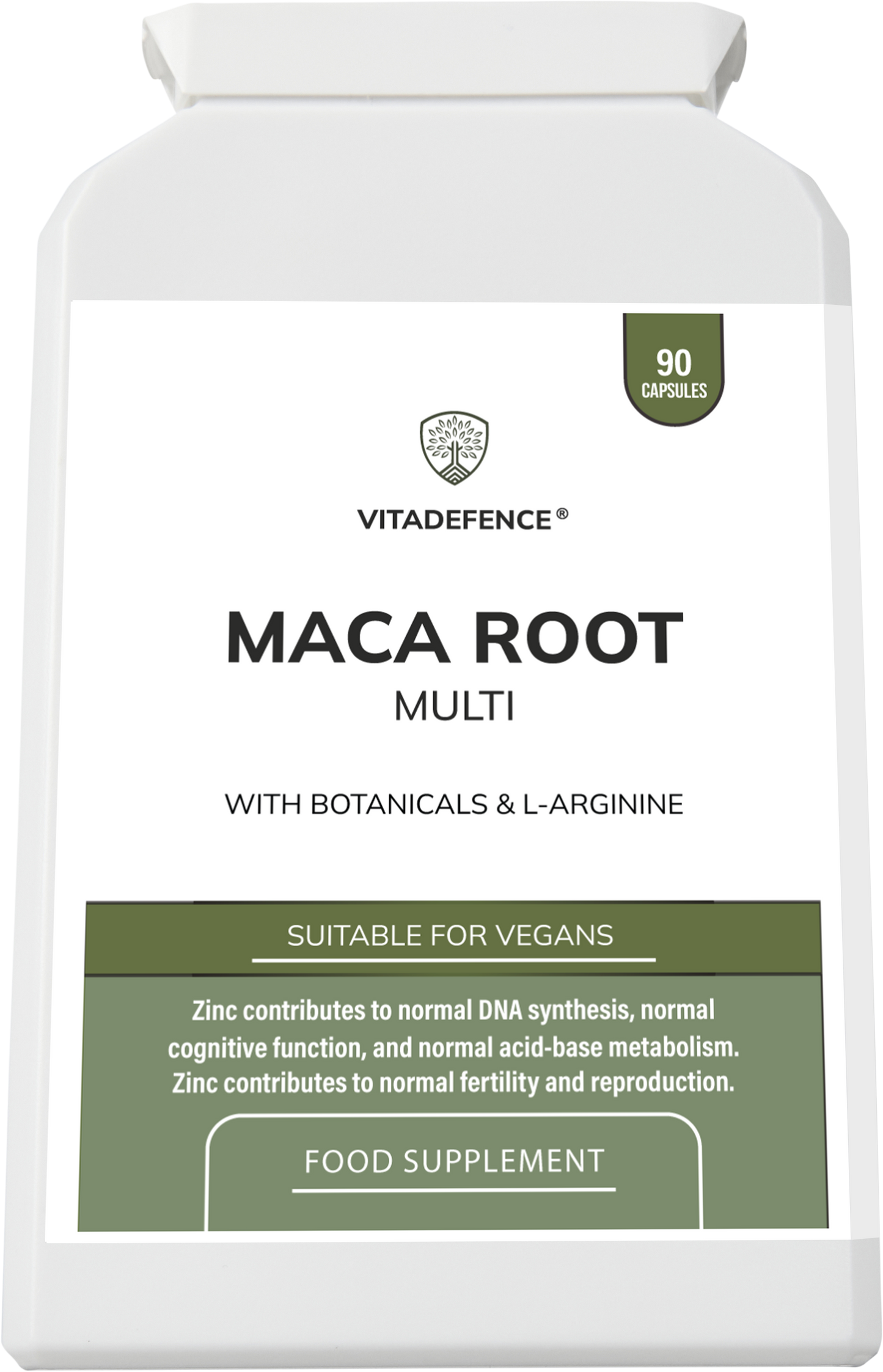 Vitadefence® Maca Root Multi | With L-Arginine, Ginkgo Biloba & Zinc – 90 Vegan Capsules -  Vitadefence® - Vitadefence®
