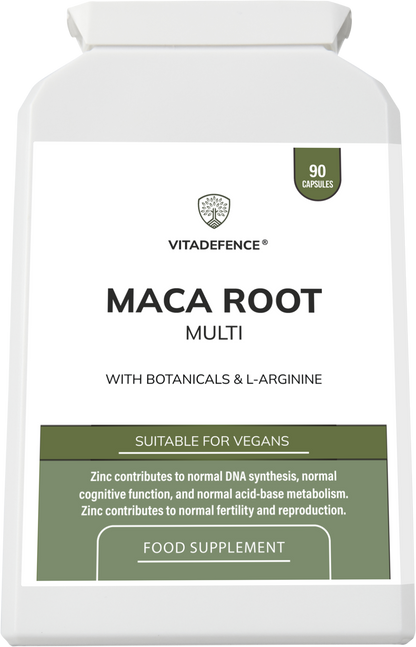 Vitadefence® Maca Root Multi | With L-Arginine, Ginkgo Biloba & Zinc – 90 Vegan Capsules -  Vitadefence® - Vitadefence®

