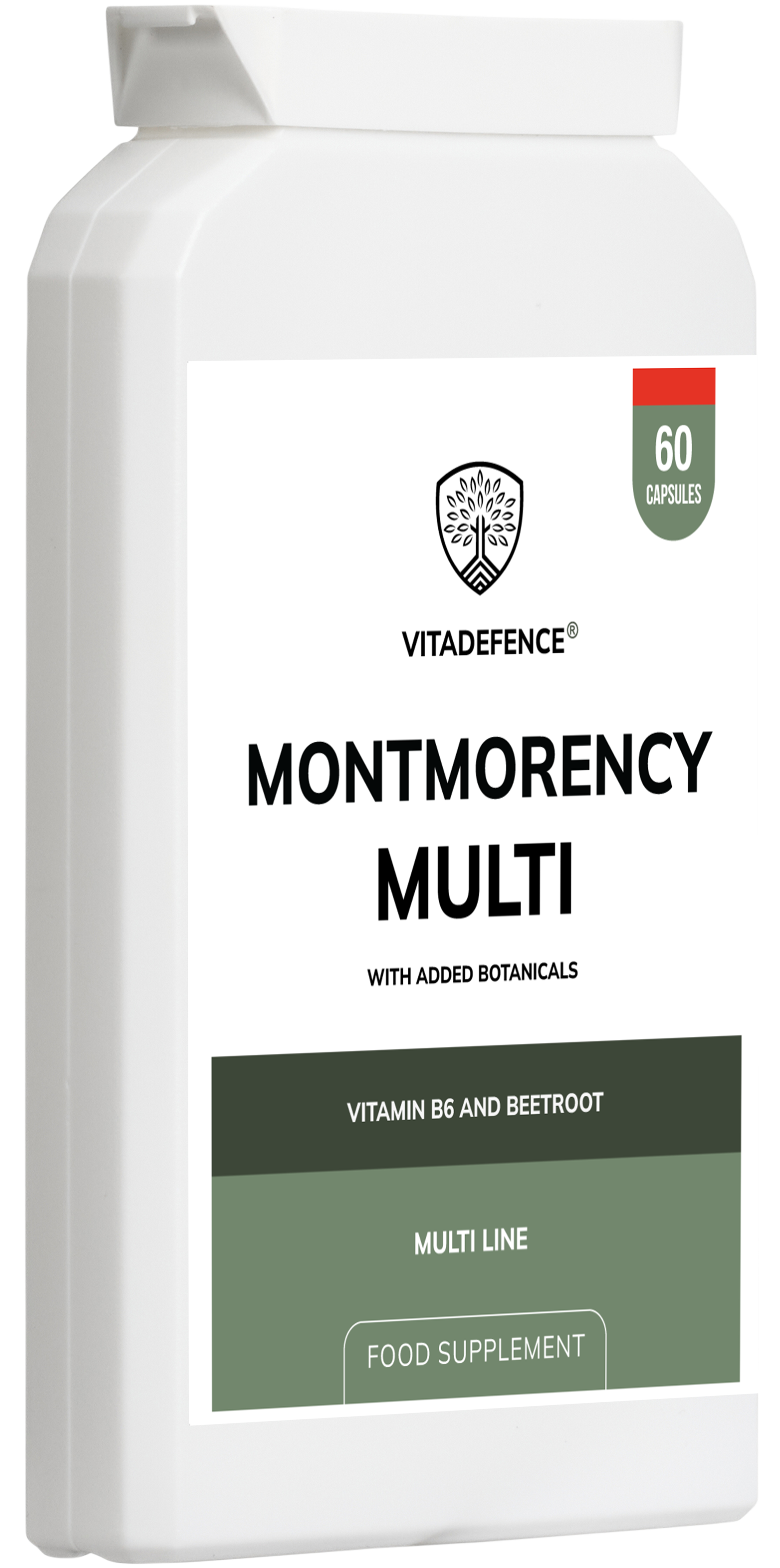 Montmorency Multi – Vitamin B6, Beetroot & Tart Cherry – 60 Capsules | Vitadefence®