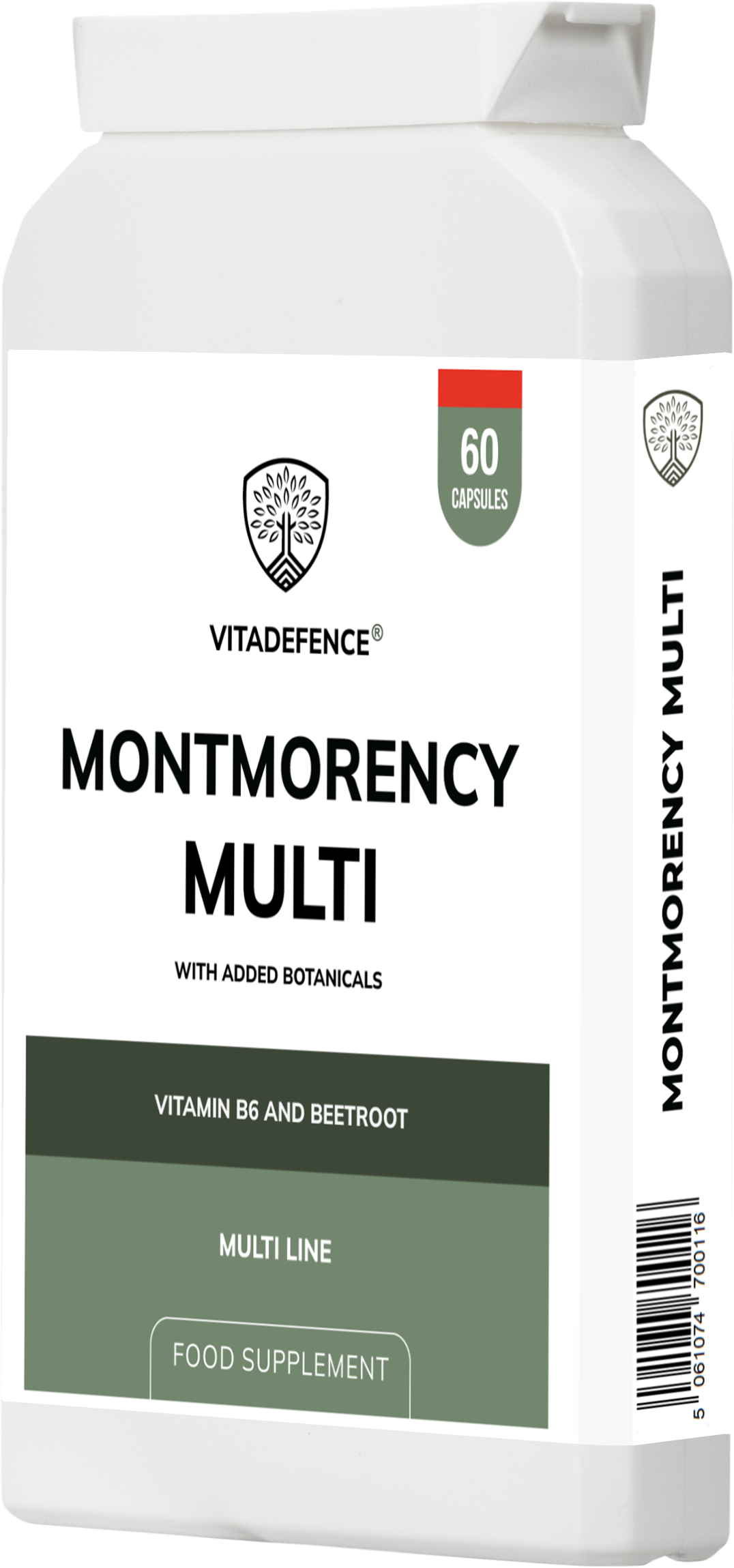Montmorency Multi – Vitamin B6, Beetroot & Tart Cherry – 60 Capsules | Vitadefence®