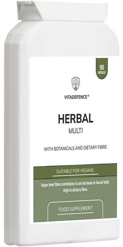 Vitadefence® Herbal Multi – Sugar Beet Fibre & Botanical Blend – 90 Vegan Capsules