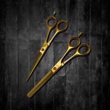 Haircut & Thinning Scissors Set - GOLD