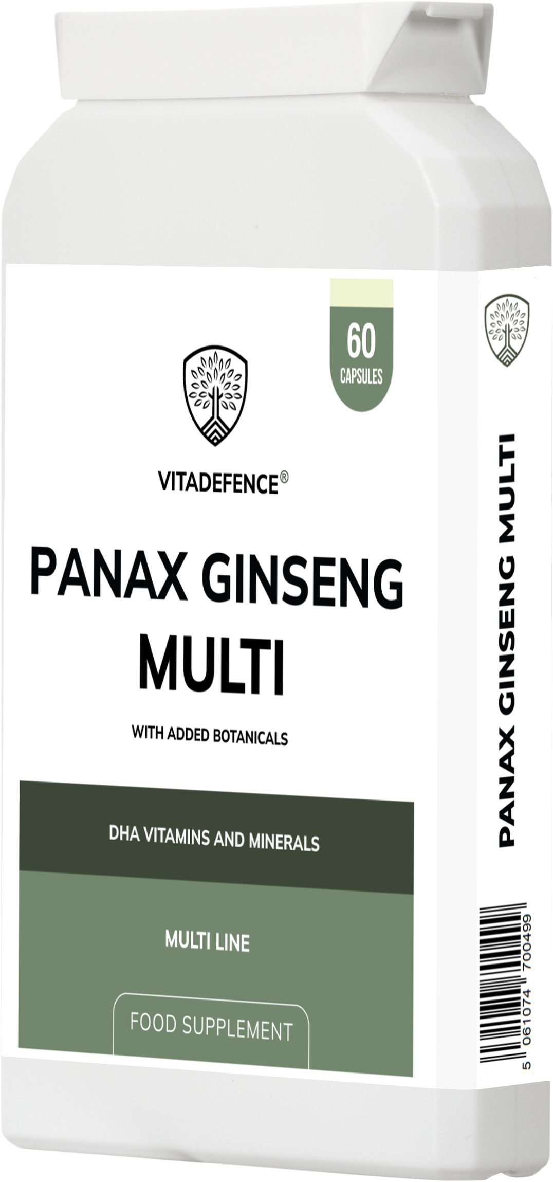 Panax Ginseng Multi with Botanicals, Vitamins & Minerals – 60 Capsules | Vitadefence®