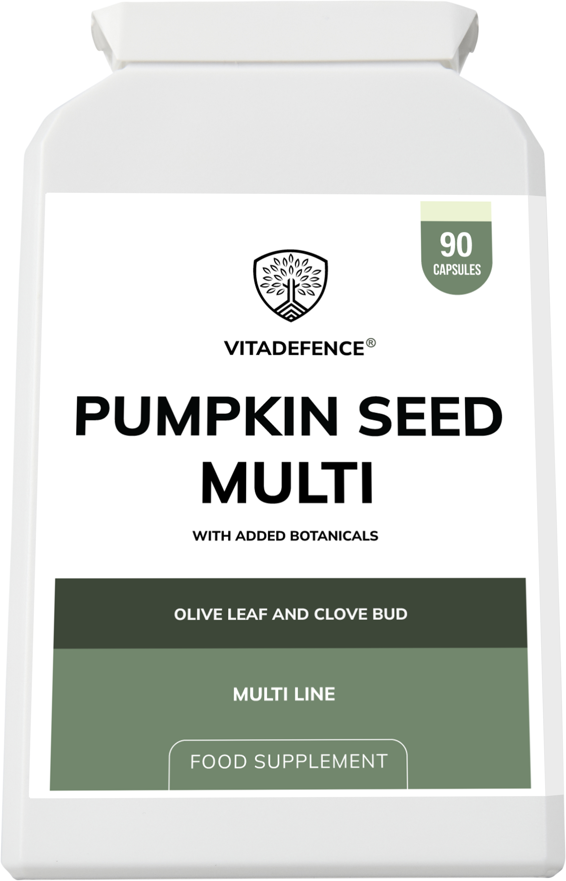 Pumpkin Seed Multi with Olive Leaf & Clove Bud 90 Capsules – Vitadefence®