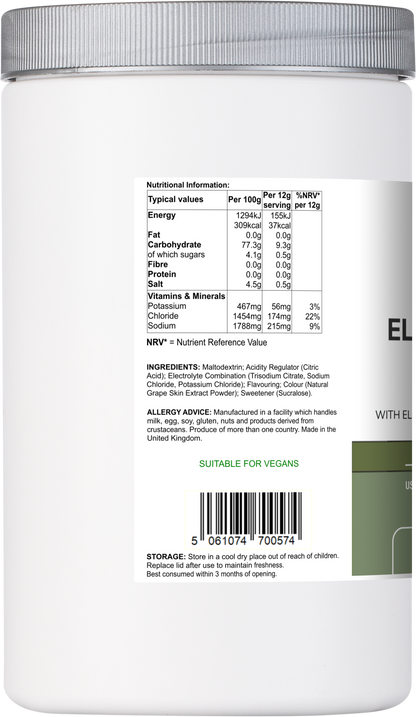 Vitadefence® Electrolyte Multi | Berry Flavour Hydration Powder with Electrolytes & Minerals – 540 g