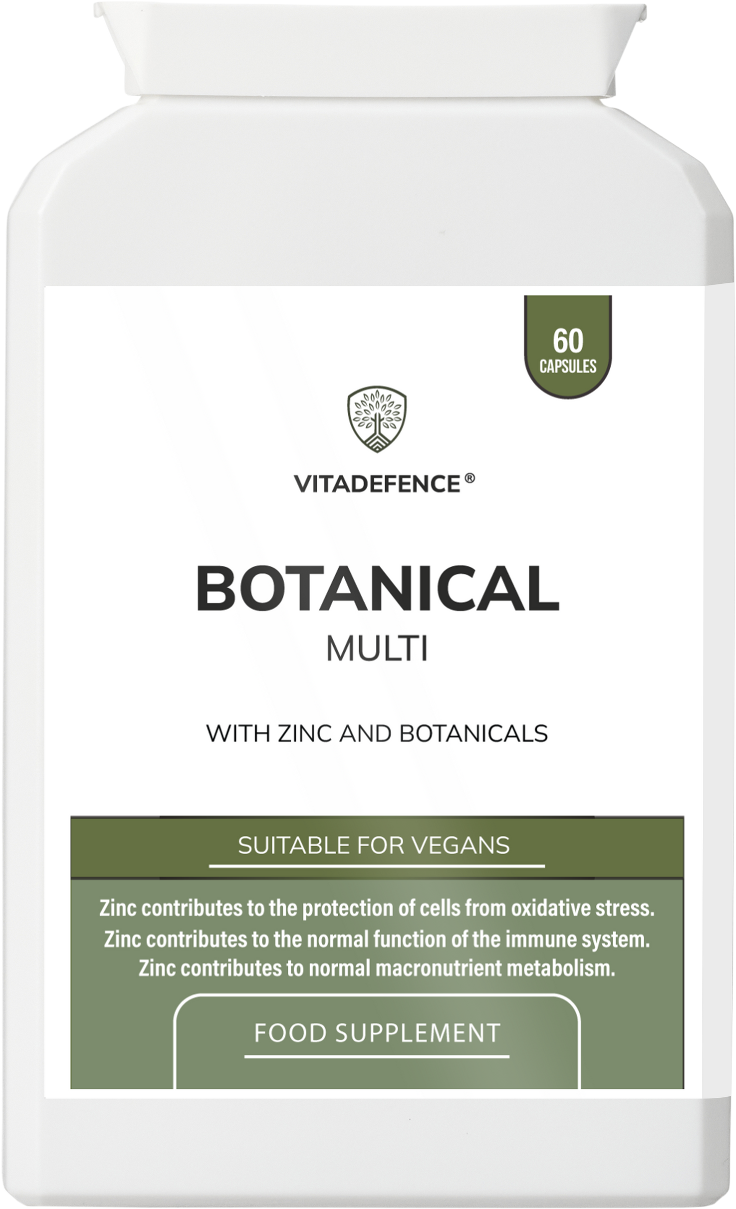 Vitadefence® Botanical Multi | With Grapefruit Seed, Zinc & Minerals – 60 Capsules -  Vitadefence® - Vitadefence®
