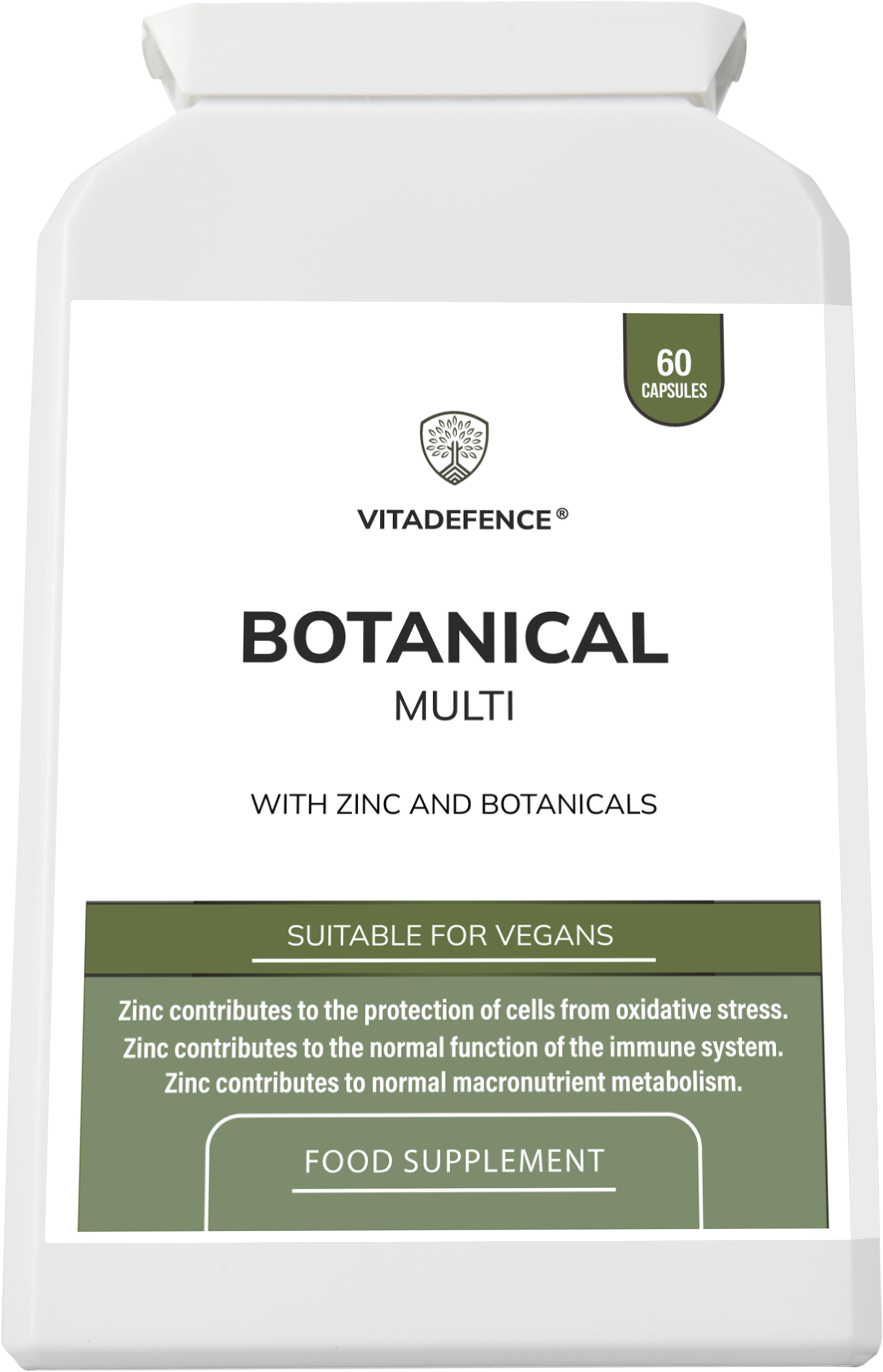 Vitadefence® Botanical Multi | With Grapefruit Seed, Zinc & Minerals – 60 Capsules -  Vitadefence® - Vitadefence®
