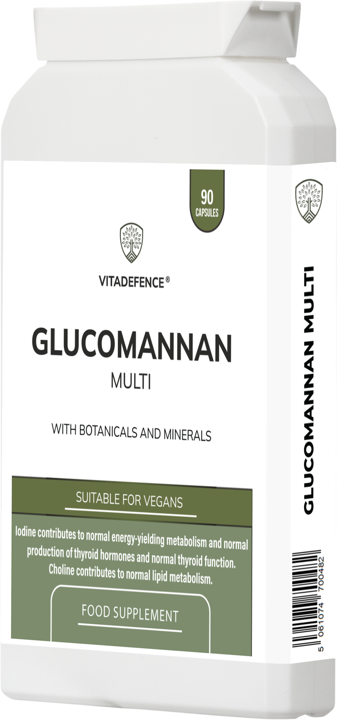 Vitadefence® Glucomannan Multi – Vitamin B6, Choline, Minerals & Botanicals – 90 Vegan Capsules -  Vitadefence® - Vitadefence®
