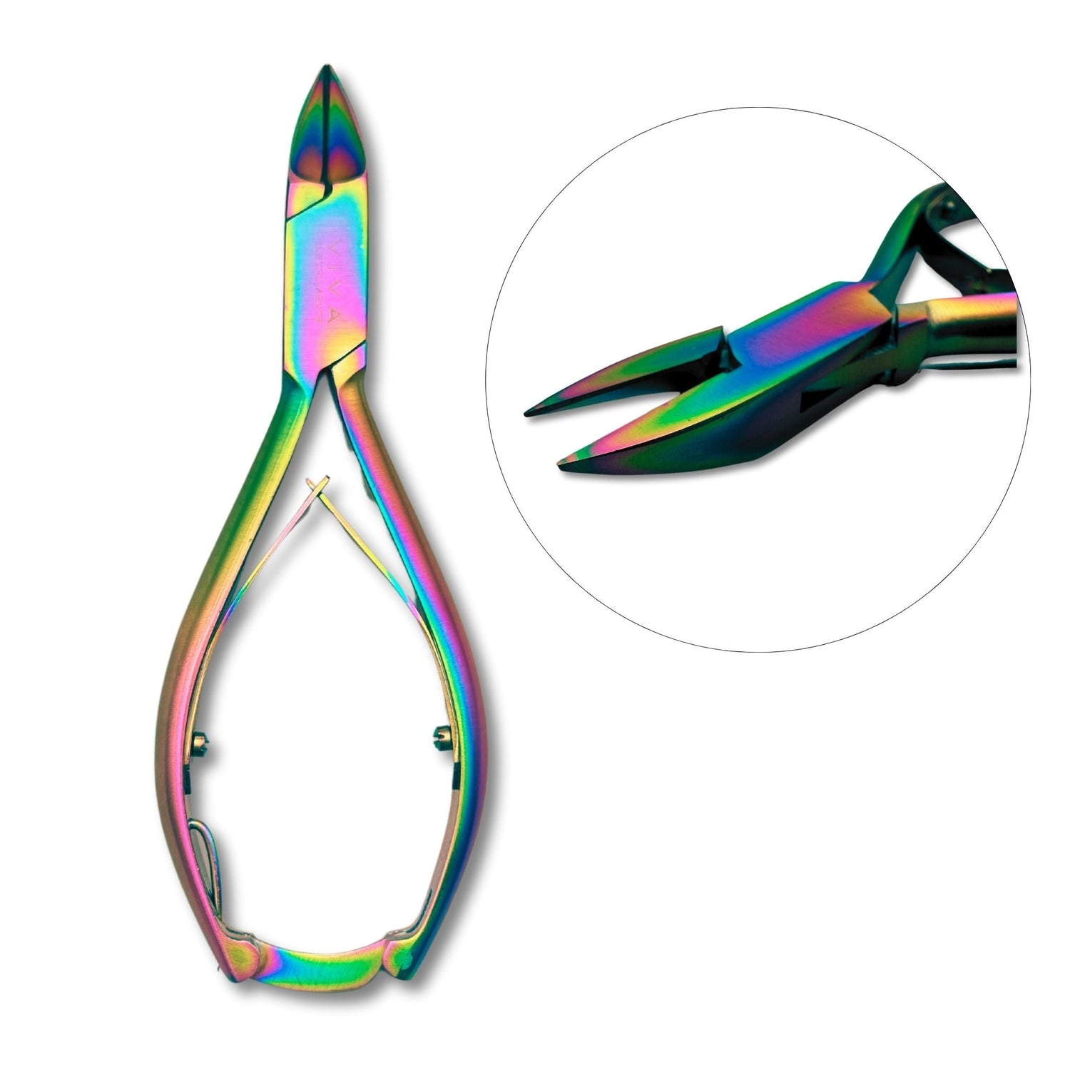 Titanium Nipper Straight - Smooth Handles - 14cm