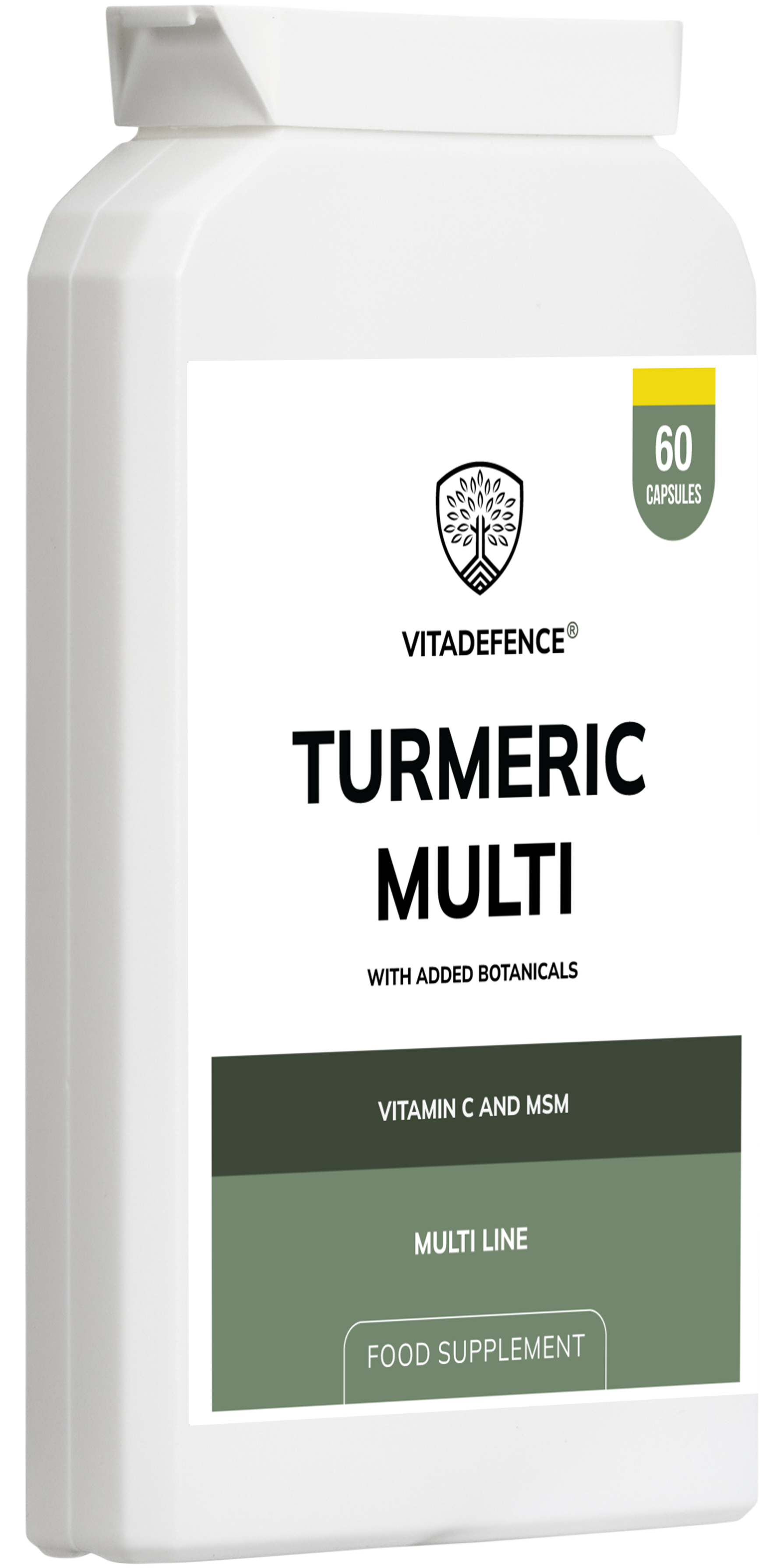 Turmeric Multi – Vitamin B6, Zinc & Botanicals (90 Capsules) | Vitadefence®
