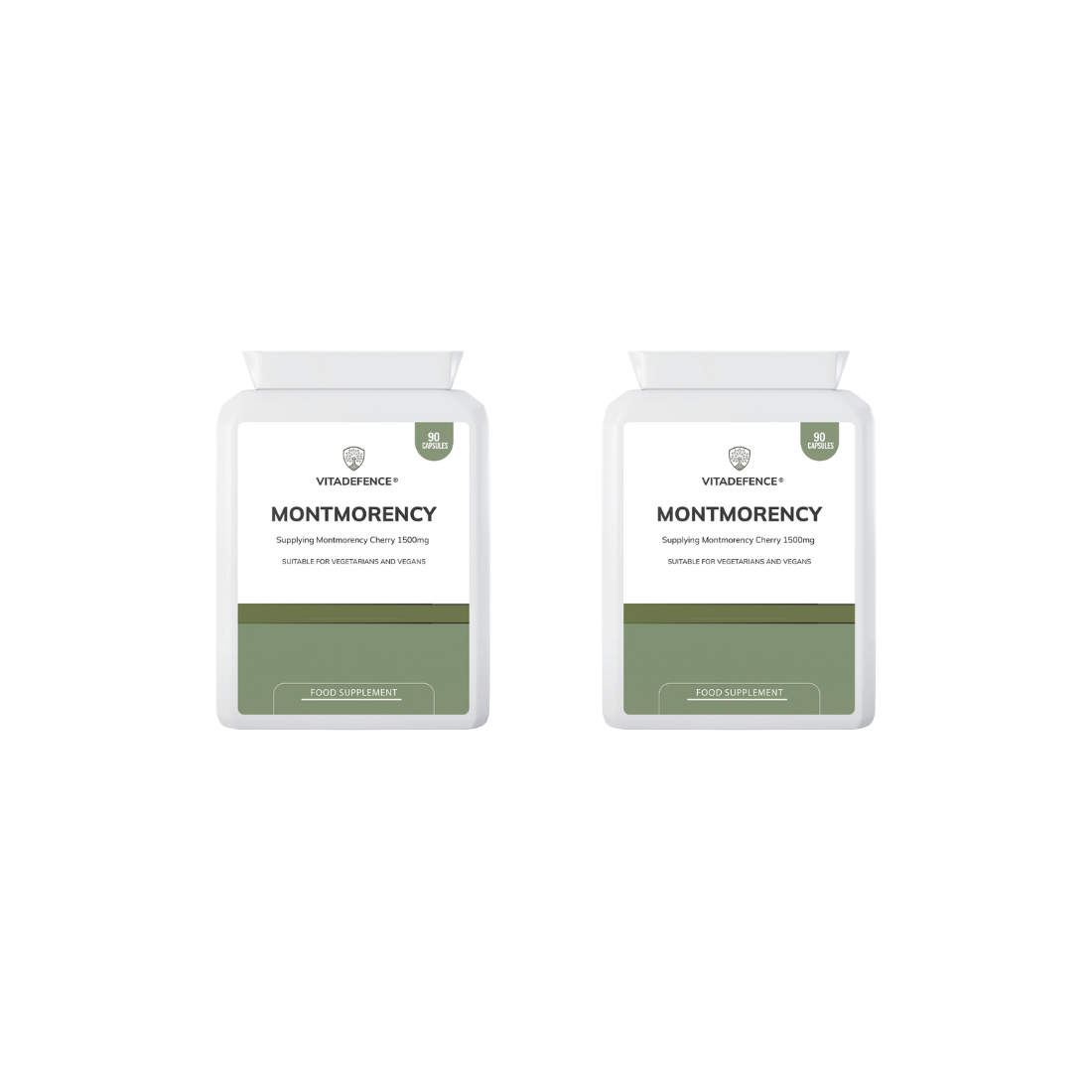 Vitadefence® Montmorency 2-Pack | Pure Cherry Extract 1500mg – 180 Capsules (2 x 90)