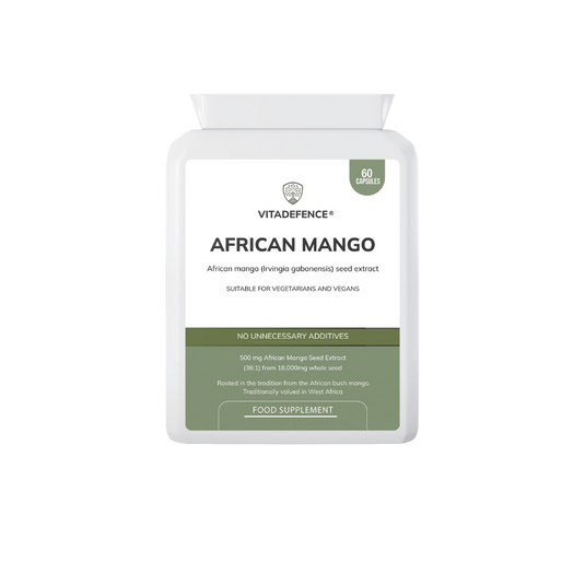 African Mango | Pure Seed Extract 18,000mg Equivalent – 60 Capsules -  Vitadefence® - Vitadefence®
