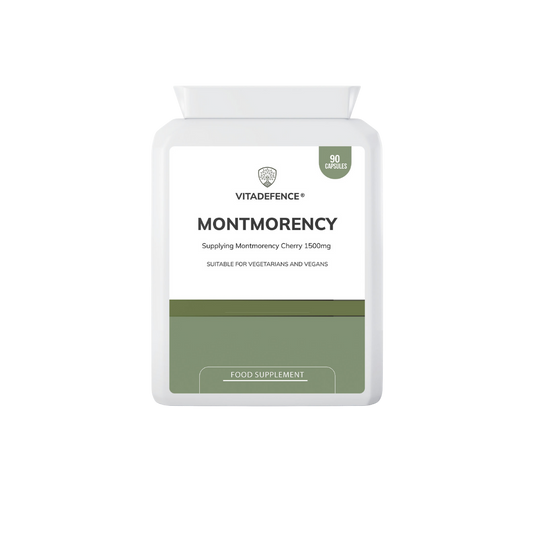 Montmorency | Pure Cherry Extract 1500mg – 90 Capsules -  Vitadefence® - Vitadefence®

