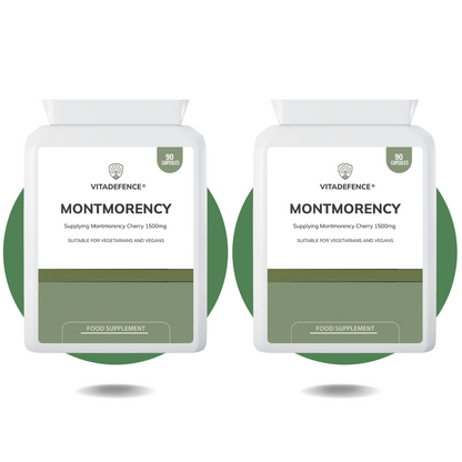 Vitadefence® Montmorency 2-Pack | Pure Cherry Extract 1500mg – 180 Capsules (2 x 90)