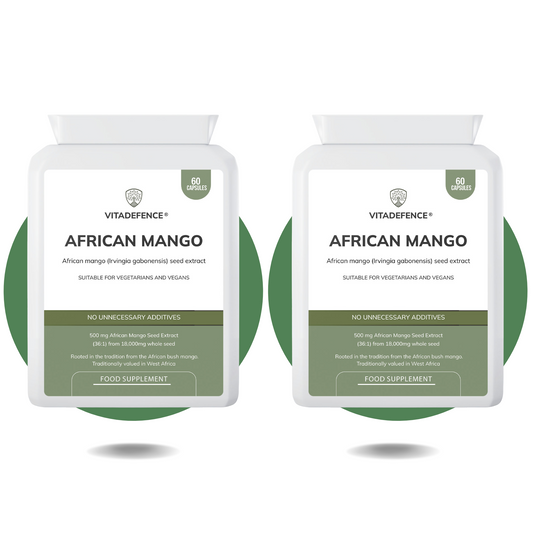 Vitadefence® African Mango 2-Pack | Concentrated Seed Extract 500mg – 120 Capsules (2 x 60)