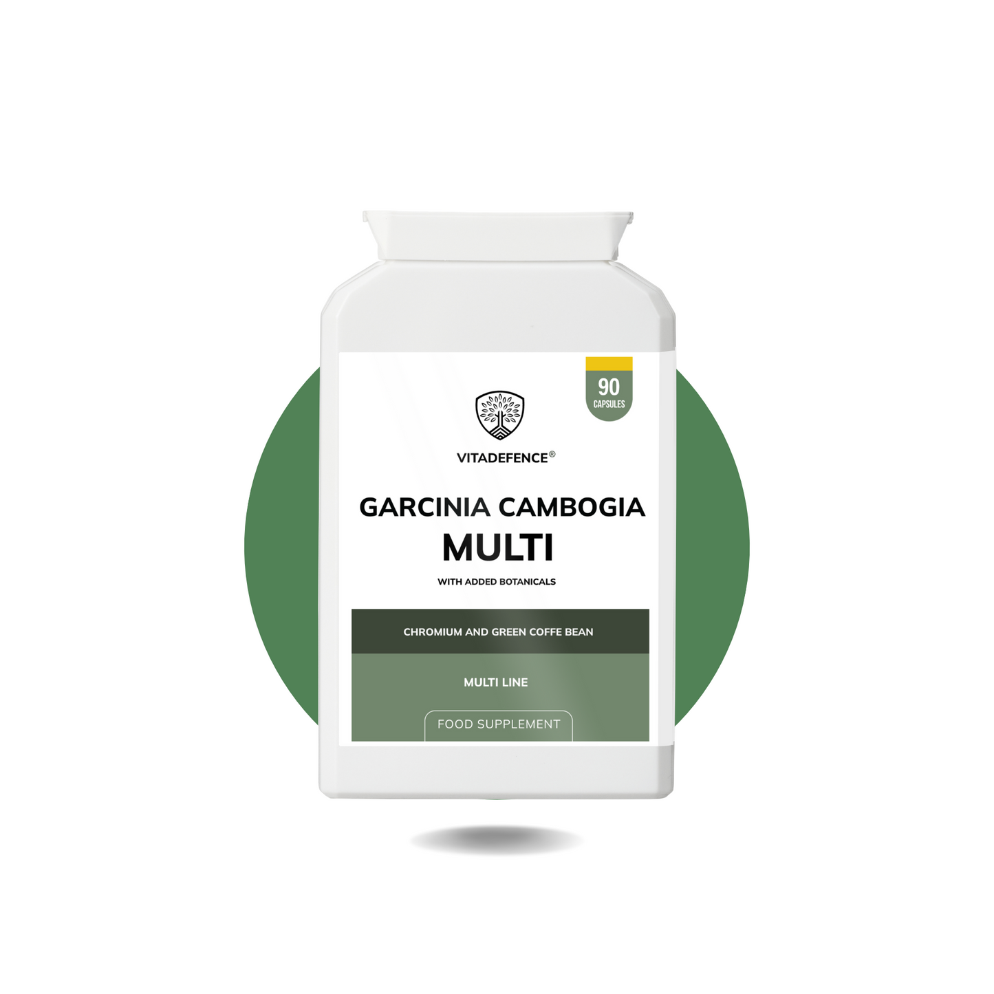 Vitadefence® Garcinia Cambogia Multi | With Chromium & Green Coffee Bean – 90 Capsules