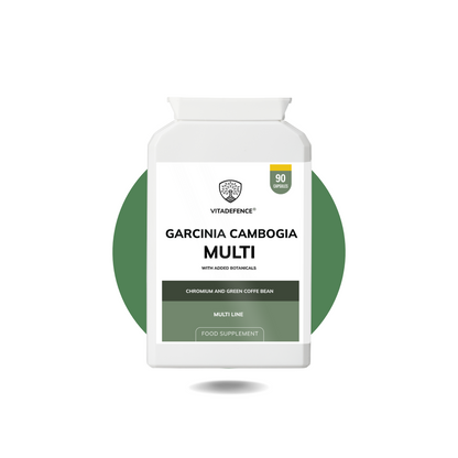 Vitadefence® Garcinia Cambogia Multi | With Chromium & Green Coffee Bean – 90 Capsules