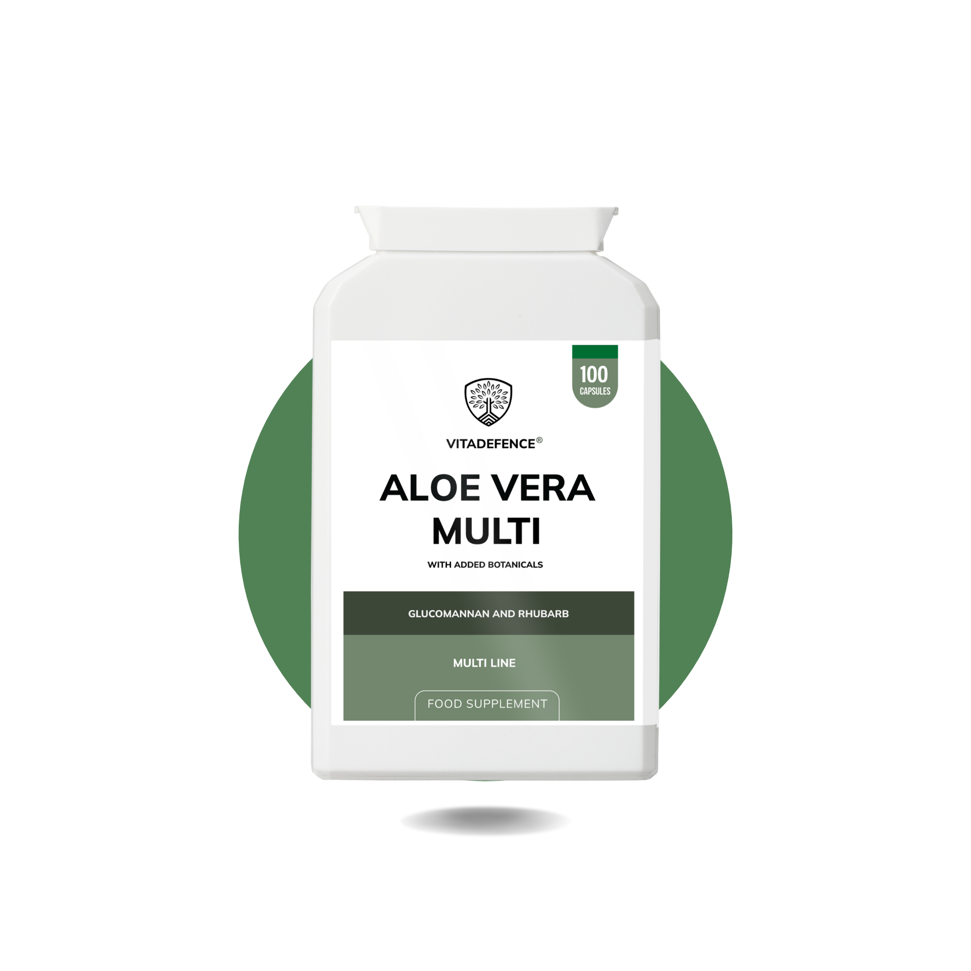 Aloe Vera Multi | 100 Vegan Capsules | Vitadefence® UK