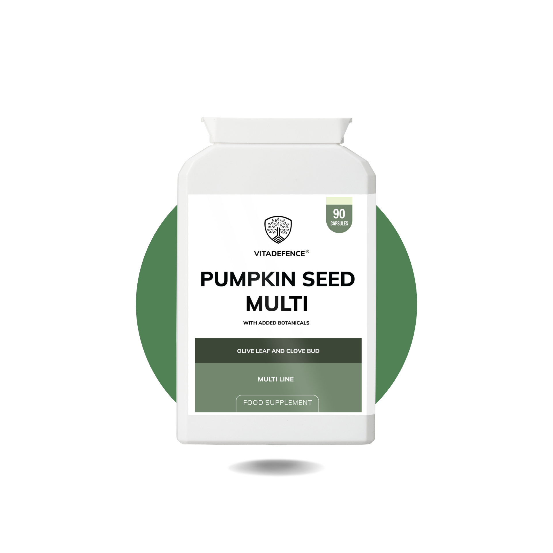 Pumpkin Seed Multi with Olive Leaf & Clove Bud 90 Capsules – Vitadefence®