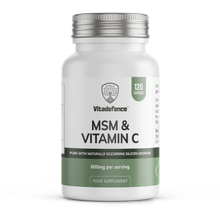 Vitadefence® MSM + Vitamin C | Vegan Capsules – 120 Count