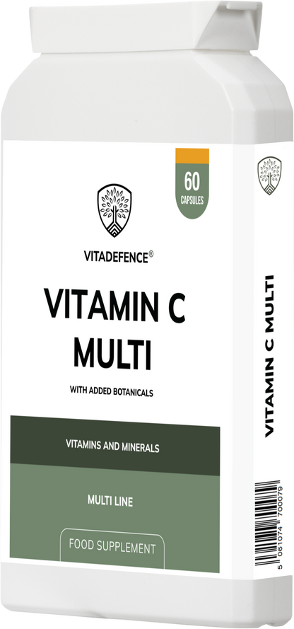 Vitadefence® Vitamin C Multi | With Botanicals & Minerals – 60 Capsules
