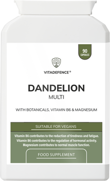 Dandelion Multi | With Vitamin B6, Magnesium & Botanicals – 90 Capsules -  Vitadefence® - Vitadefence®

