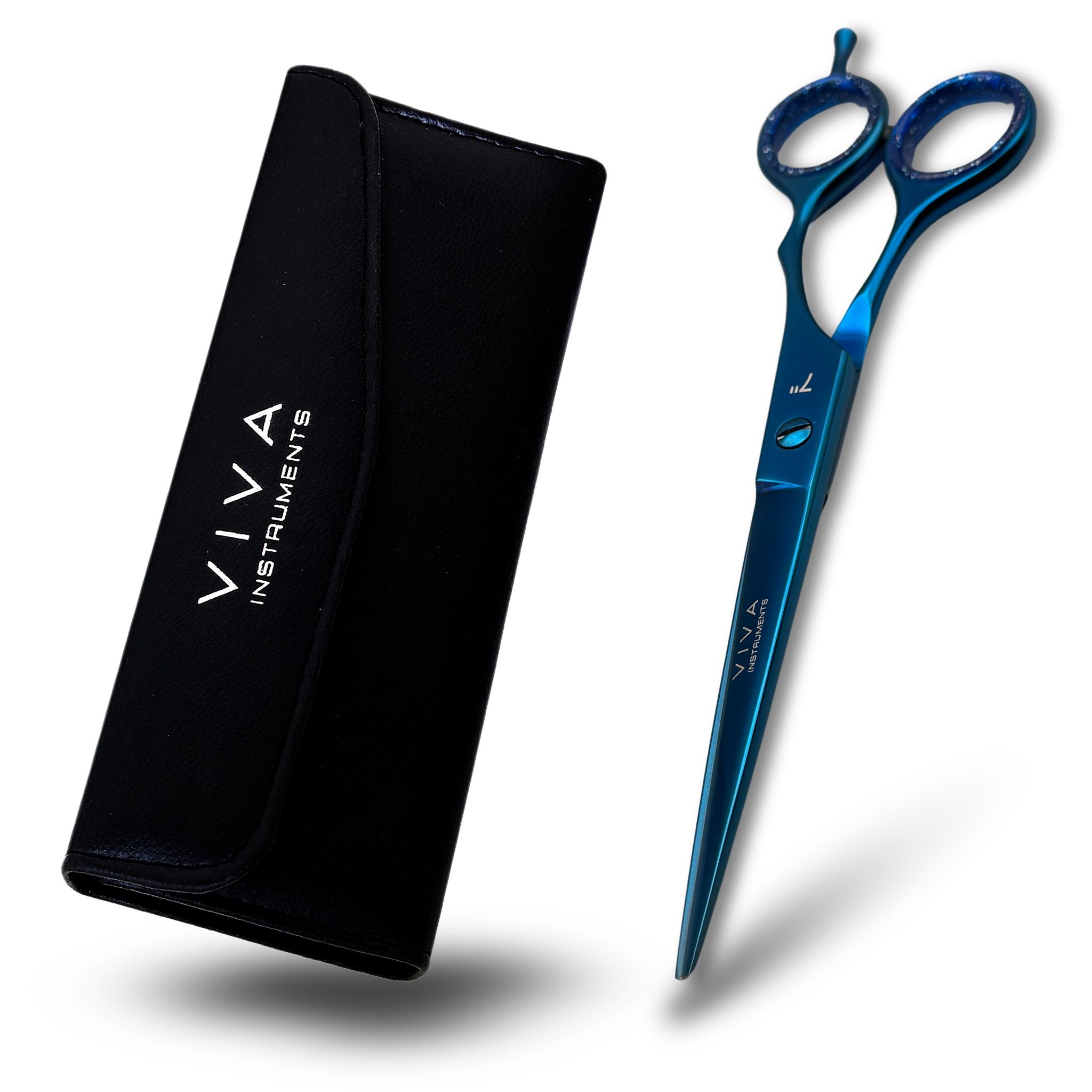 Barber Hairdressing Scissors 7'' Inch - Blue