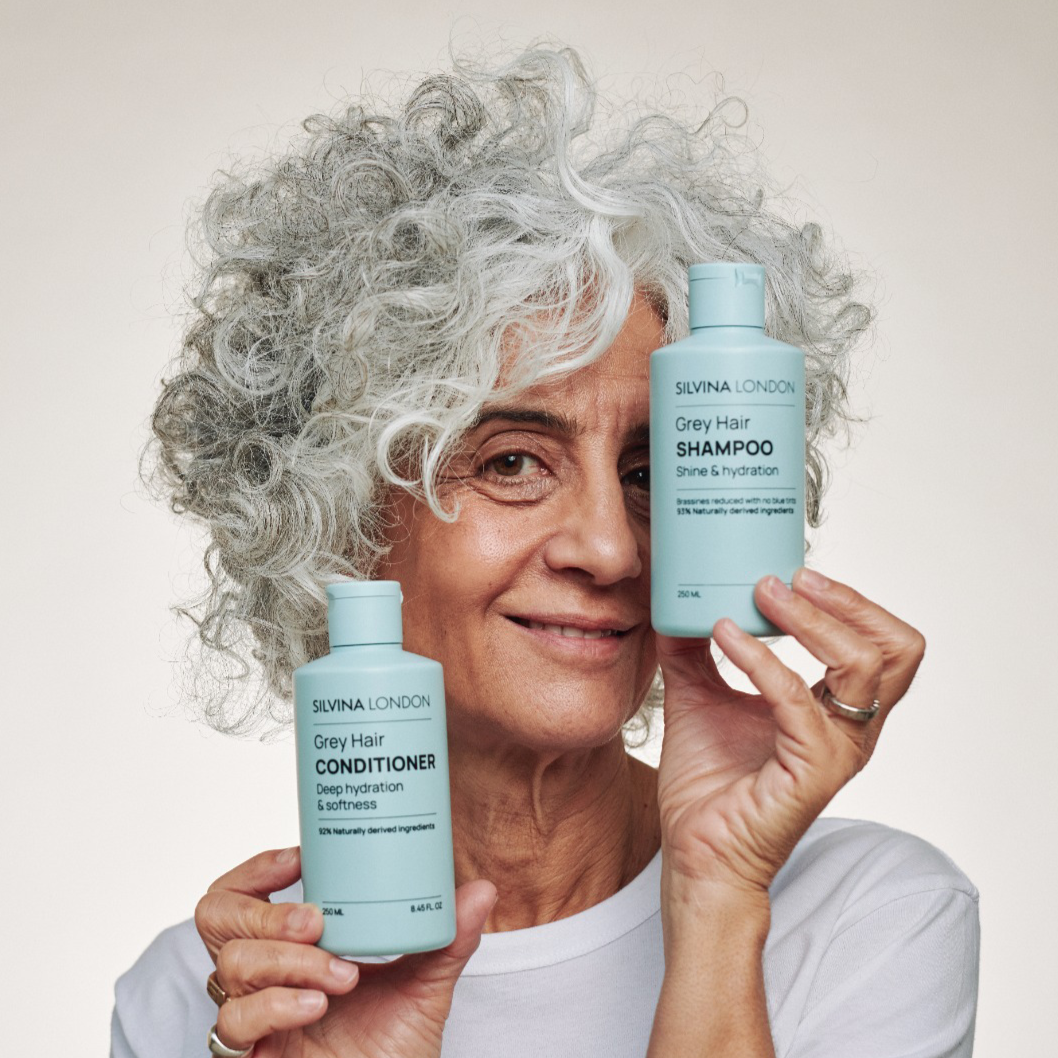 The GREY HAIR GLOW DUO – Shampoo + Conditioner