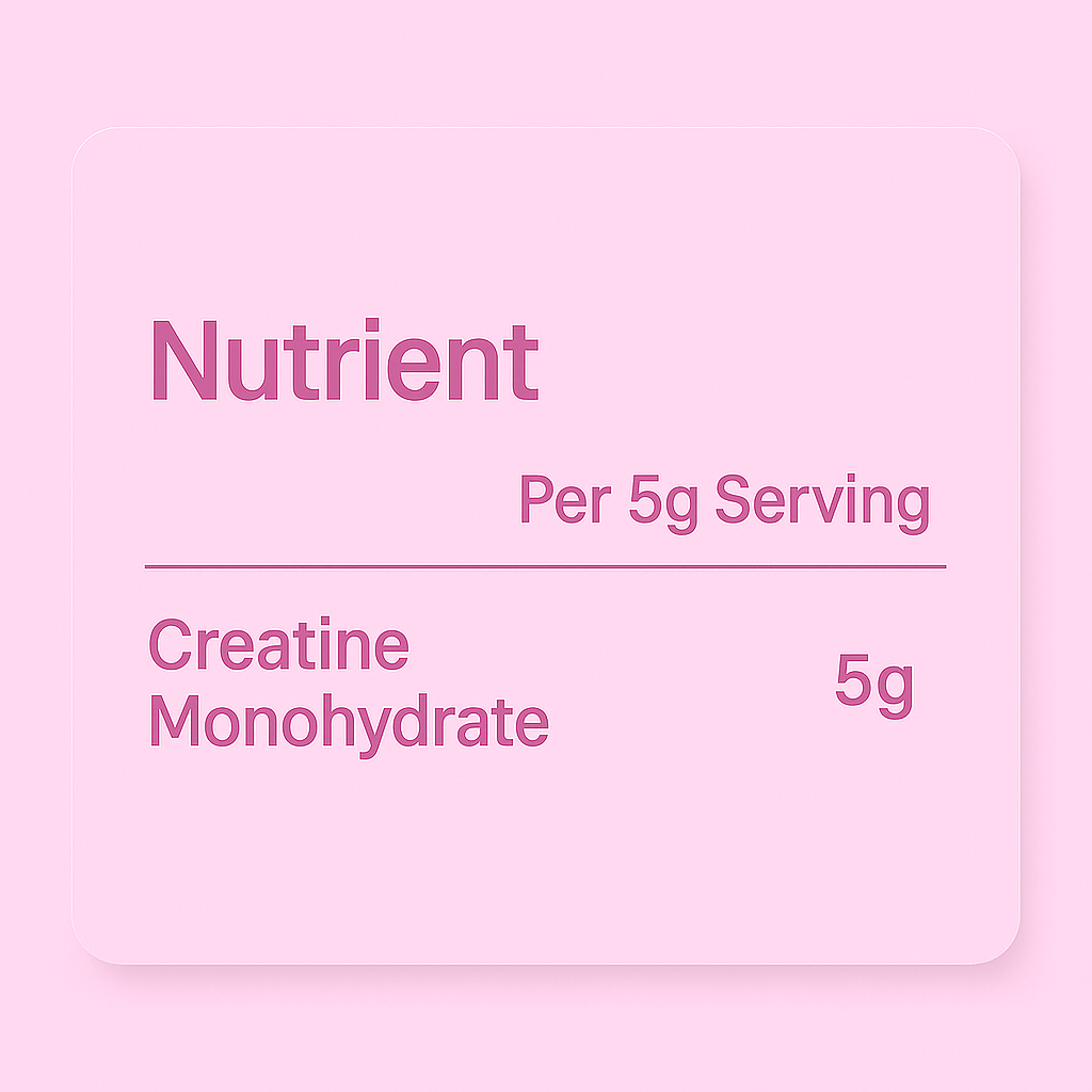 EMPOW-HER CREATINE 300G 5g Creatine Monohydrate