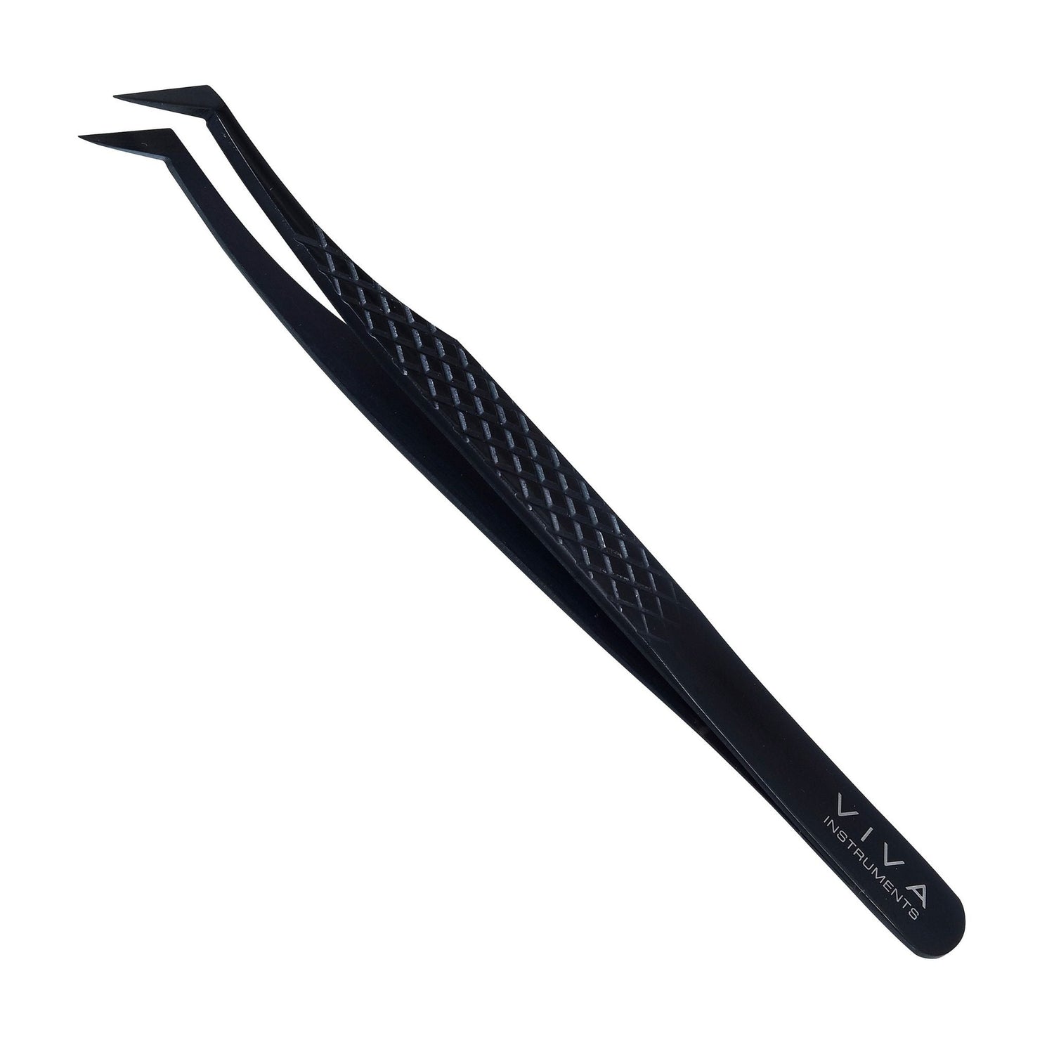 Eyelash Tweezer - 45 Degree - Black