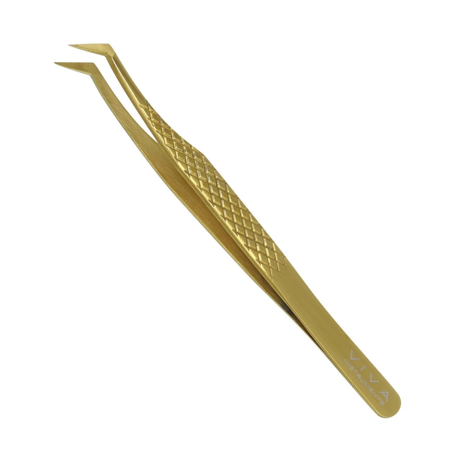 Eyelash Tweezer - 45 Degree - Gold