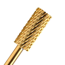 Small Barrel Nail Bur - Gold