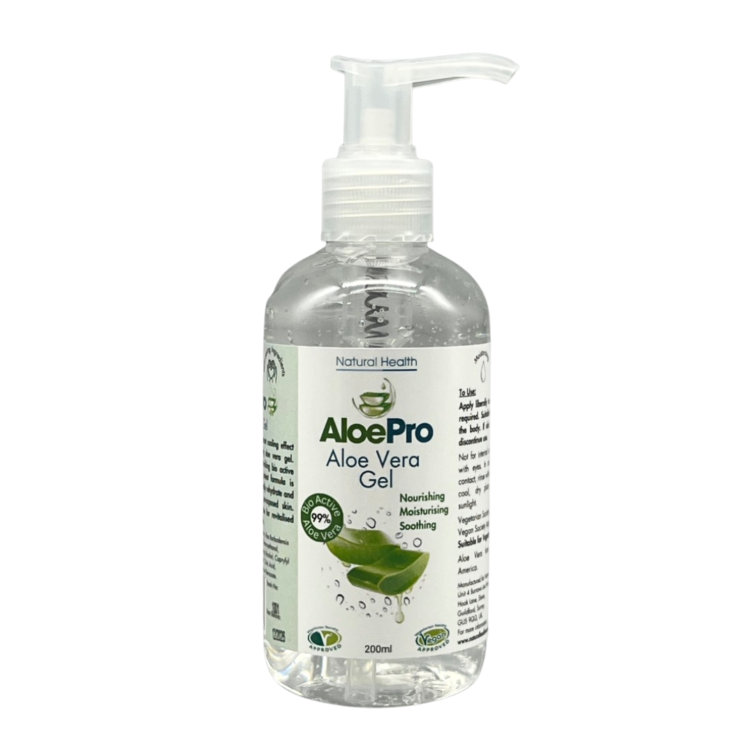 AloePro Natural Soothing Aloe Gel UK 200ml