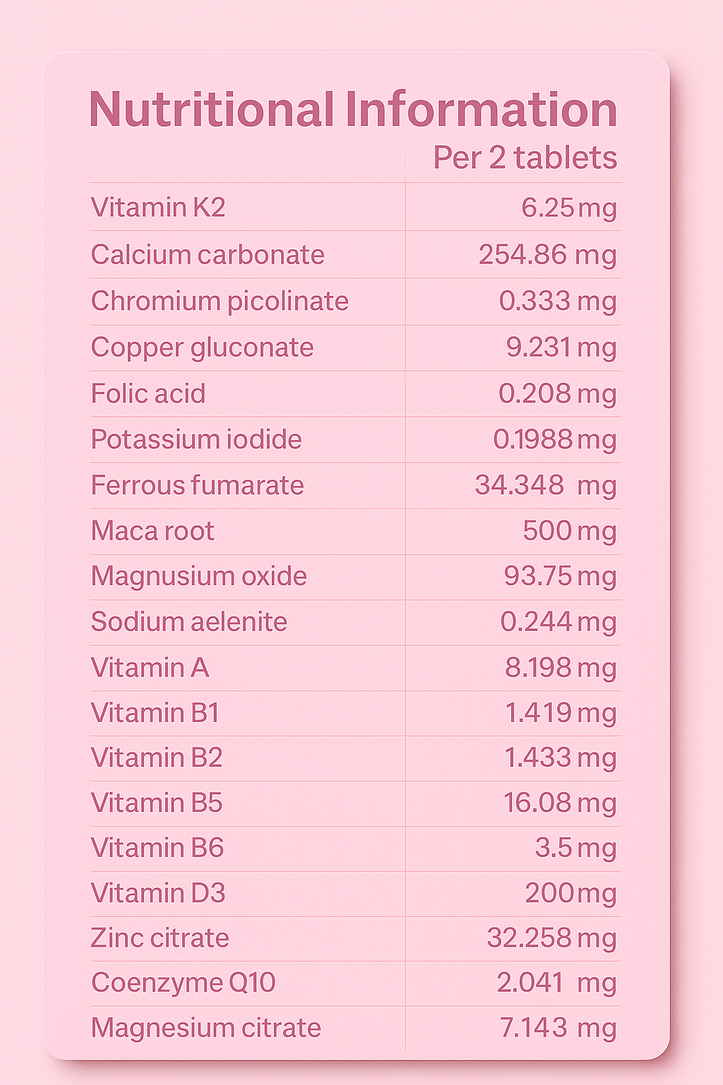 Multi-Vitamin For Her