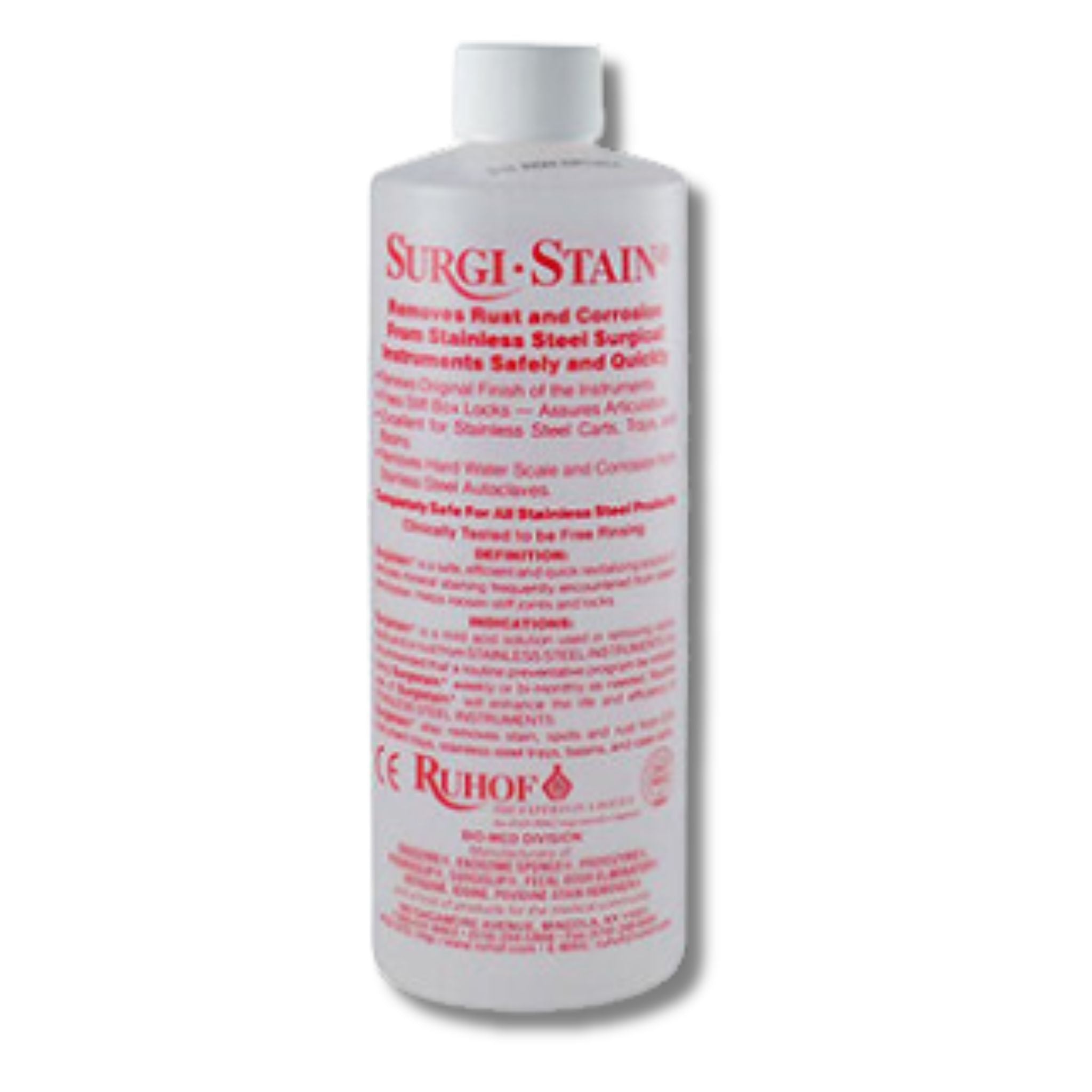 Instrument Rust and Stain Remover - 500ml Bottle x 1