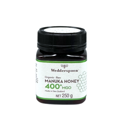Wedderspoon High Potency Raw Manuka Honey 400 MGO 250g