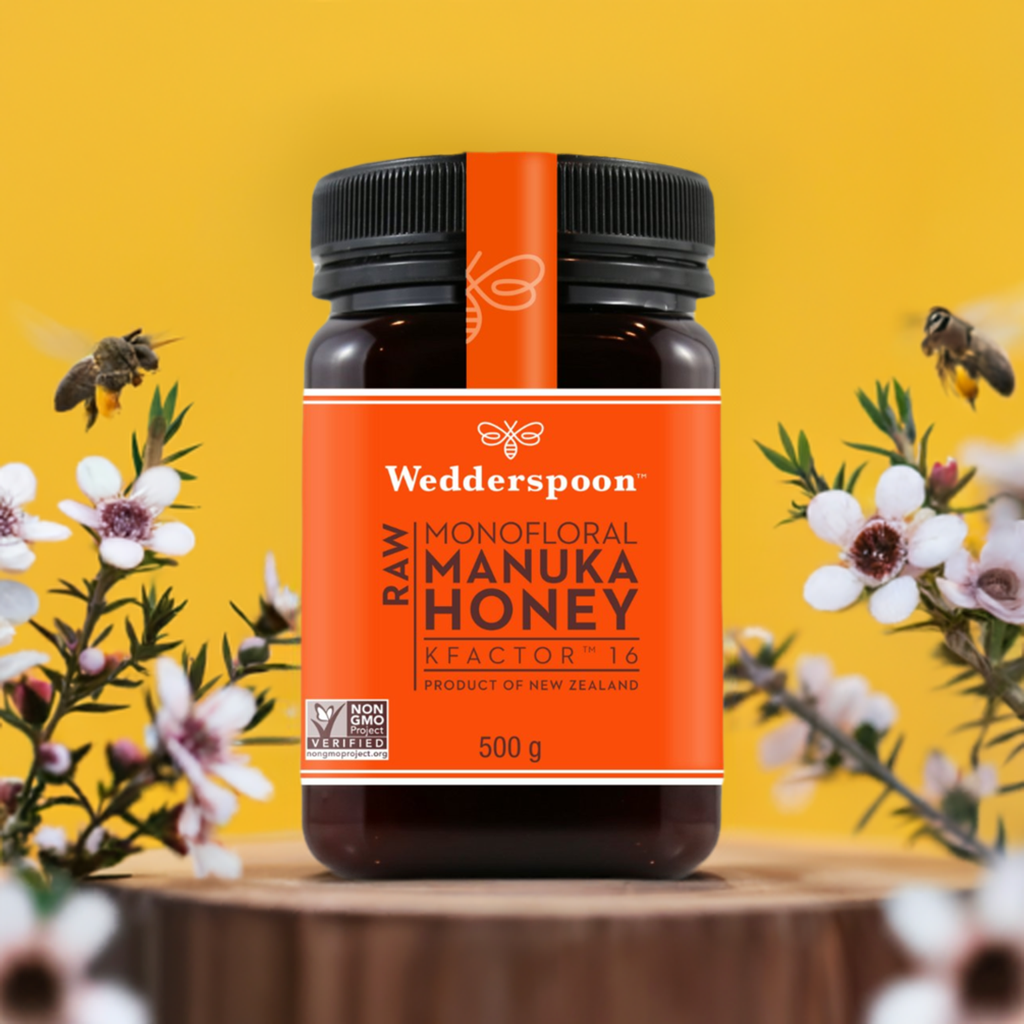 Wedderspoon RAW Manuka Honey KFactor 16+ 500g