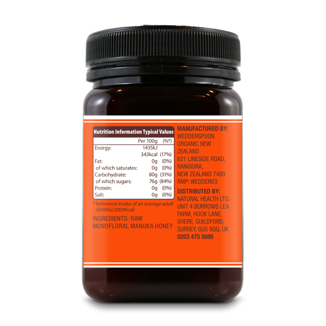 Wedderspoon RAW Manuka Honey KFactor 16+ 500g