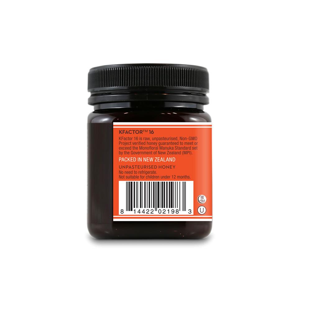 Wedderspoon RAW Manuka Honey KFactor 16+ 250g