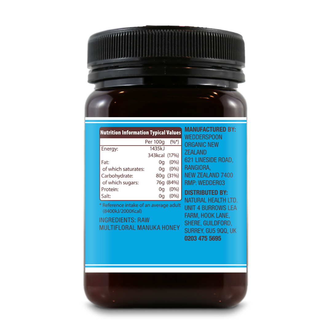 Wedderspoon Raw Manuka Honey Natural Affordable 500g